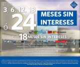 24 y 18 meses sin intereses en Sams Club del 1 al 6 de enero