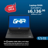 Sam’s Club Horas Extraordinarias Hot Sale 26 de mayo 2022: Laptop de $11,253 a $6,136 y más