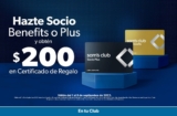 En Sams Club recibe $200 en monedero al hacerte miembro o renovar membresía