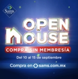 Sams Club Open House del 10 al 15 de septiembre 2020