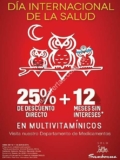 En Sanborns 25% de descuento y 12 meses sin intereses en multivitamínicos