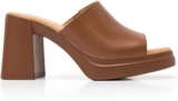 Sandalias de tacón de piel para mujer marca Flexi bajan a su menor precio
