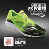 Promoción Saucony audífonos gratis comprando cualquier producto