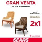 2×1 en sillas Vintage Home en Sears