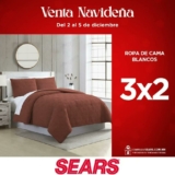 3×2 en ropa de cama en Sears