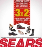 En Sears 3×2 en todos los zapatos hasta el 2 de noviembre