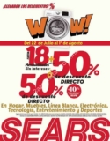 En Sears rebajas de hasta 50% de descuento y 18 meses sin intereses en electrónica, muebles, línea blanca, etc.