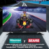 Boletos GRATIS para Fórmula 1 GP de México comprando una pantalla Hisense en Sears