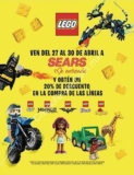 En Sears 20% de descuento en juguetes Lego seleccionados por el Día del Niño