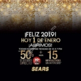 Venta de Año Nuevo 2019 en Sears: hasta 50% de descuento + 15 MSI + 10% adicional