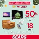 Venta de Verano Sears: hasta 50% de descuento + 15% adicional + msi