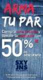 Segunda prenda a mitad de precio en Sexy Jeans (válido en toda la tienda)