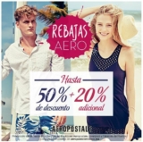 Segundas rebajas Aeropostale: Hasta 50% de descuento + 20% adicional
