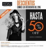 Segundas rebajas en tiendas Koaj: Hasta 50% de descuento
