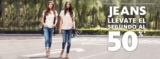 En C&A segundo par de jeans a mitad de precio (aplica en todos los modelos)