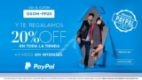 Semana Paypal en Osom-Dafiti: 20% de descuento en toda la tienda y 9 meses sin intereses