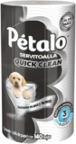 Servitoallas Pétalo Quick Clean con 140 hojas bajan a un gran precio
