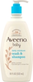 Jabón de ducha para bebés cabello y cuerpo sin lágrimas Aveeno Baby 532 ml en su precio más bajo