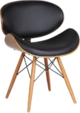 Silla de comedor Cassie de madera y piel sintética baja a su menor precio