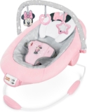 Mecedora automática asiento vibrador con melodías Bright Stars Minnie Mouse Rosy Skies baja a un precio buenísimo