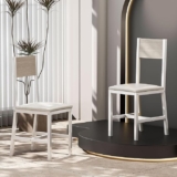 Juego de 2 sillas de estructura metálica con asiento acojinado bajan de precio