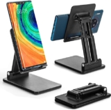 Soporte para celular o tablet plegable y ajustable baja a un gran precio