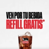 En Sirloin Stockade llévate una bebida refill gratis si muestras tu certificado de vacunación
