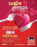 Promoción Sirloin Stockade San Valentín: buffet a $99 de lunes a viernes todo el día