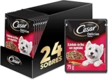 Alimento para mascotas Cesar Delicias con 24 sobres bajan a su menor precio