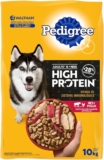 Alimento para mascotas Pedigree High Protein bulto de 10 kg baja aún más de precio