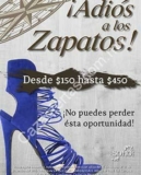 En Soho liquidación de zapatos desde $150 hasta $450
