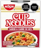 12 pack sopas instantáneas Nissin Cup Noodles Carne de Res bajan a su menor precio