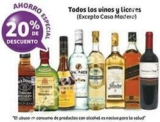 En Soriana 20% de descuento todos los vinos y licores