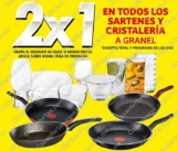Soriana Buen Fin 2020: 2×1 en sartenes y cristalería