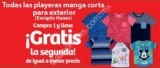 En Soriana 2×1 en playeras de manga corta (excepto Hanes)