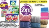 En Soriana 2×1 en toallas y detergente en polvo $19.90
