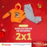 Soriana 2×1 en ropa de invierno, pijamas, copas y más solo hoy 14 de diciembre