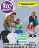 En Soriana 30% de descuento en chamarras, suéteres y chalecos para toda la familia
