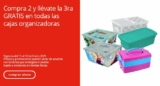 En Soriana 3×2 en todas las cajas organizadoras