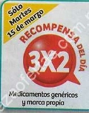 Recompensa del día Soriana 15 de marzo: 3×2 en medicamentos genéricos y marca propia