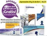 En Soriana 3×2 en medicamentos genéricos Nodrim