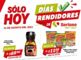 Folleto Soriana Días Rendidores 14 de agosto 2021