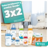 En Soriana Mercado 3×2 en mamilas y biberones Evenflo