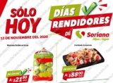 Folleto Soriana Días Rendidores 12 de noviembre 2020