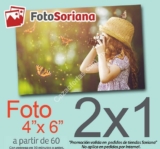En Soriana 2×1 en impresión de fotos 4×6 a partir de 60 impresiones