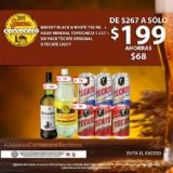 Jueves Cervecero Soriana, paquete Wiskey y cervezas por $199