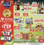 Ofertas Soriana Jueves Cervecero 31 de enero: 2×1 y medio en whiskys, 4×3 en botanas y más