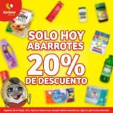 20% de descuento en todos los abarrotes hoy domingo en Soriana Mercado