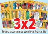 En Soriana Mercado 3×2 en todos los útiles escolares BIC