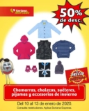 Chamarras, chalecos, suéteres, pijamas y accesorios de invierno a mitad de precio en Soriana Mercado